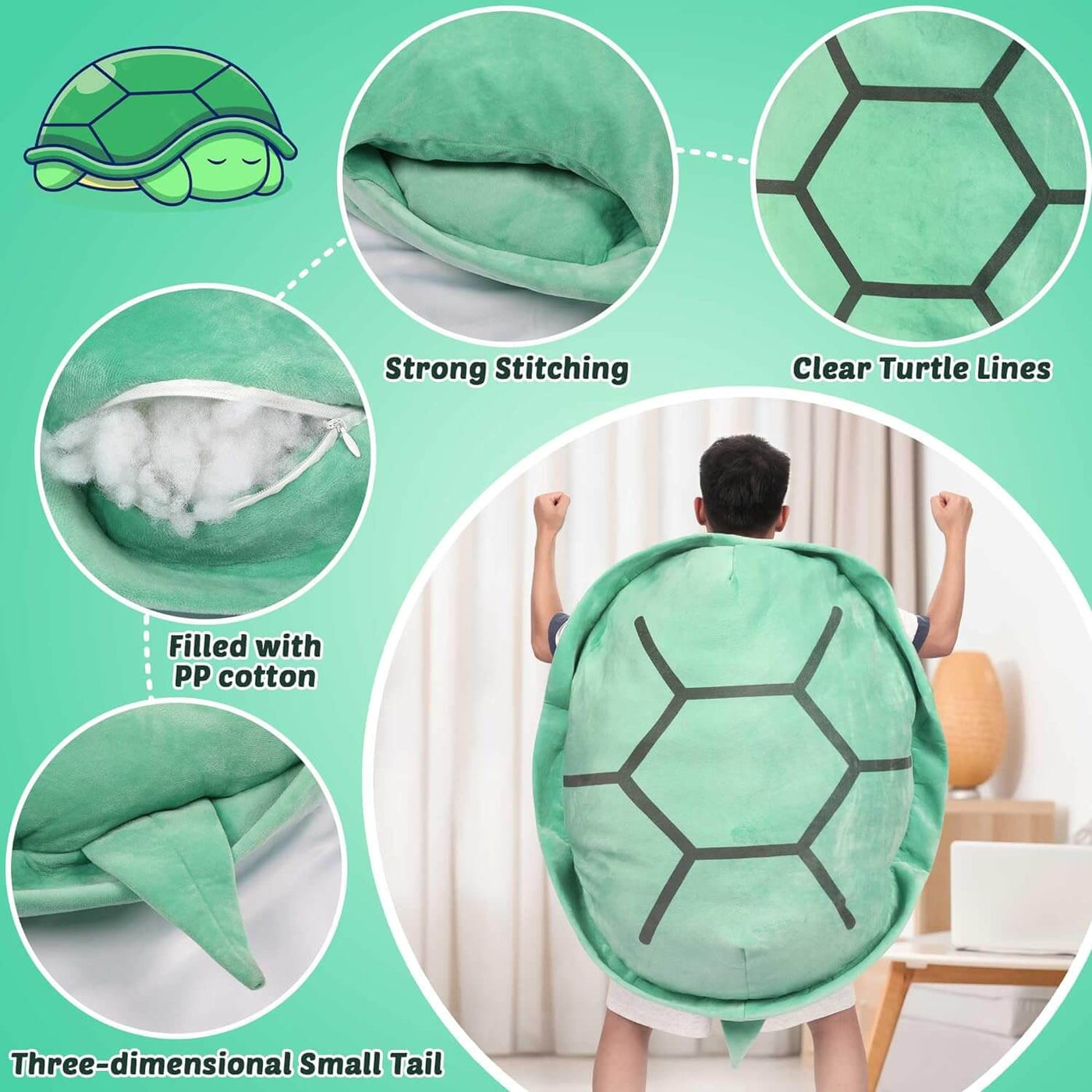 Plush Turtle Shell™ - Faisly